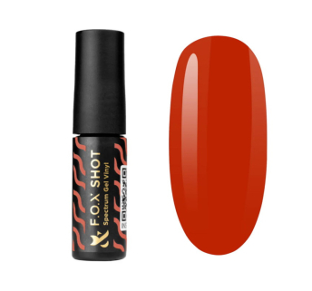 Гель-лак F.O.X Shot Spectrum Gel Vinyl 073 Scandal рябиновый. 5 мл (2100994249534)