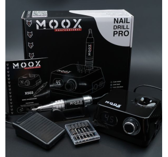Фрезер Мокс X503 (Black) на 45 000 об/хв. та 70W. для манікюру та педикюру