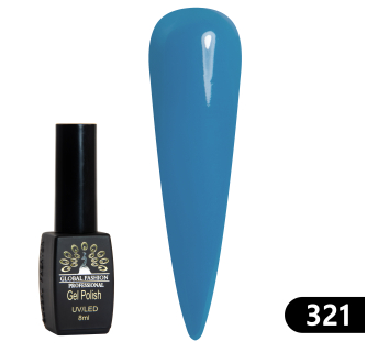 Гель лак BLACK ELITE 321, Global Fashion 8 мл