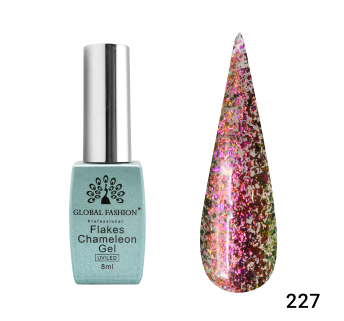 Гель лак Flakes Chameleon 8 мл, 227
