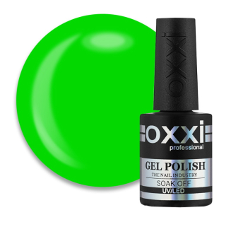 База цветная Oxxi Professional Summer Base 003. зеленый неон. 10 мл (2100994243426)