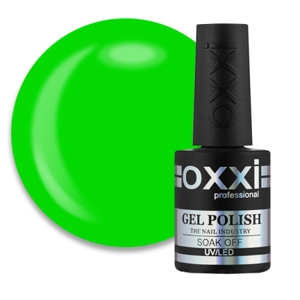 База цветная Oxxi Professional Summer Base 003. зеленый неон. 10 мл (2100994243426)