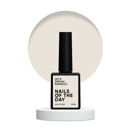 Гель-лак Nails Of The Day Lets Special Willy Wonka Rafaello молочно-кремовий 10 мл (4829105401002)
