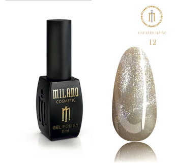 Гель Лак MILANO Cat eyes ALMAZ 8 мл № 12
