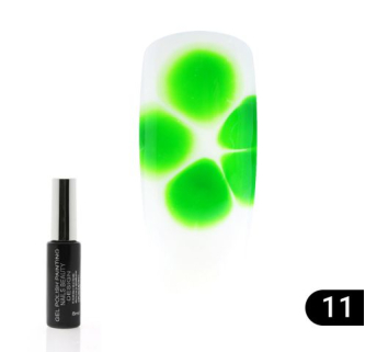 Гель лак Flowers Global Fashion, з ефектом розтікання (по мокрому), 8 мл 11