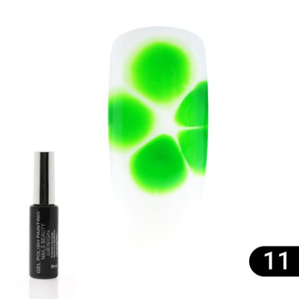 Гель лак Flowers Global Fashion, з ефектом розтікання (по мокрому), 8 мл 11