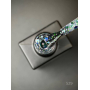 Гель лак Cosmo Glitter 529 Designer (9мл.) - з конфетті різних розмірів