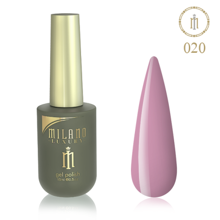 Гель лак MILANO LUXURY 10 мл № 020 (Колір ситцевої троянди)