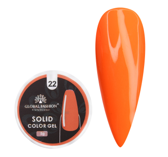 Гель-краска повышенной плотности, Solid color gel 5 гр, 22