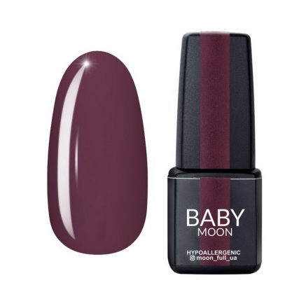 Гель-лак Baby Moon Burgundy 014 коричнево-сірий. 6 мл (5908254001413)