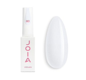 Гель-лак JOIA vegan 003 белый с шиммером 6 мл (4820259340032)