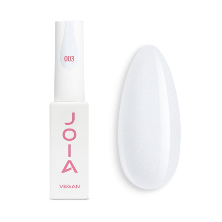 Гель-лак JOIA vegan 003 белый с шиммером 6 мл (4820259340032)