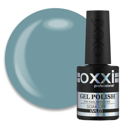 Гель-лак Oxxi Professional 039 приглушений сіро-блакитний, 10 мл (2000006198525)
