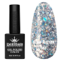 Гель лак Clow Glitter 567 Designer (9мл.) - з пластівцями хамелеон різних розмірів та гліттером
