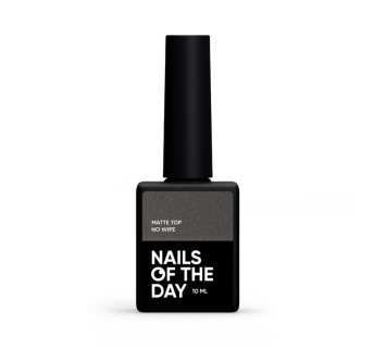 Топ матовый без липкого слоя Nails Of The Day Matte Top No Wipe. 10 мл (4825547639539)
