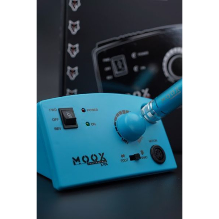 Фрезер Мокс X104 (Light blue) на 45 000 об/хв. та 65W. для манікюру та педикюру