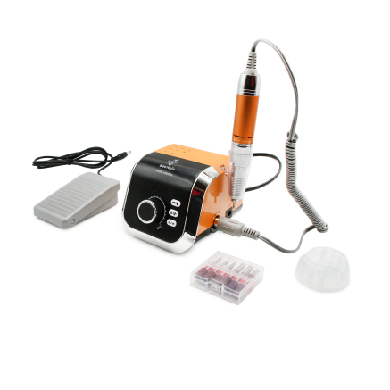 Апарат для манікюру та педикюру BSDQ-613 Bee Nails, 45000 оборотів та 65 ват, orange