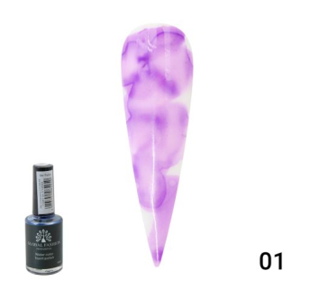 Акварельные капли Water color от Global Fashion 10 мл Purple 01
