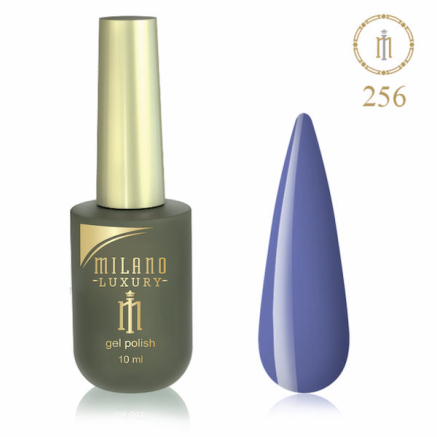 Гель лак MILANO LUXURY 10 мл № 256 (Бледный пурпурно-синий)
