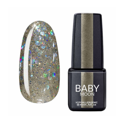 Гель-лак Baby Moon Dance Diamond 017 сріблясто-перловий шиммерний. 6 мл (5908254001703)