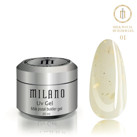 Milano Milk Potal Builder Gel 15 ml № 1