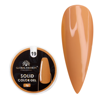 Гель-краска повышенной плотности, Solid color gel 5 гр, 19