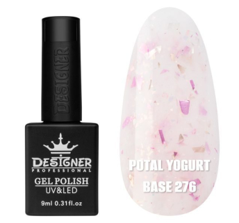 Кольорова база Potal yogurt base 276 Designer (9 мл.) - з кольоровою поталлю
