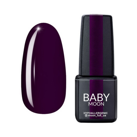 Гель-лак Baby Moon Burgundy 011 темно-сливовий. 6 мл (5908254001383)