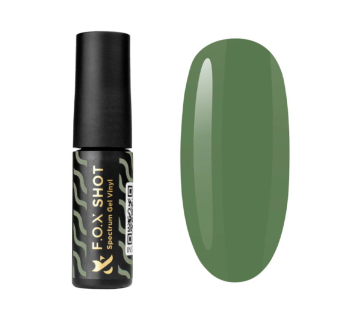 Гель-лак F.O.X Shot Spectrum Gel Vinyl 016 Vegan лесной зеленый. 5 мл (2100994249046)
