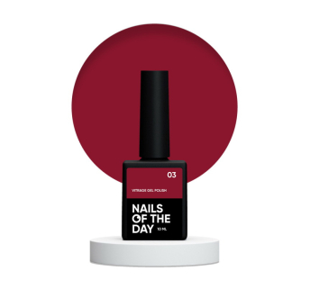Гель-лак Nails Of The Day Kupidon Vitrage 03 бордо 10 мл (4821041478001)