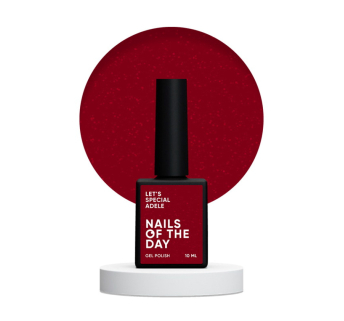 Гель-лак Nails Of The Day Lets Special Red Collection Adele червоний з шимером. 10 мл (4829163401006)
