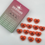 Nail Buff Heart Orange (Помаранчевий) 100/180 грит - Designer баф у формі сердечка