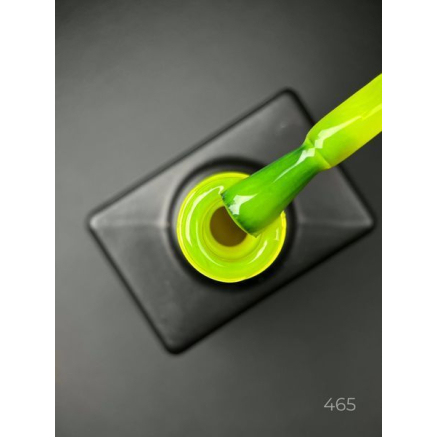 Гель лак Glow in the dark 465 Designer (9мл.) - люмінесцентний (світиться у темряві)