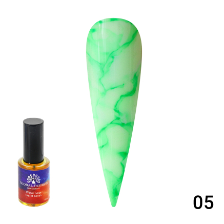 Акварельні краплі Water color від Global Fashion 10 мл green