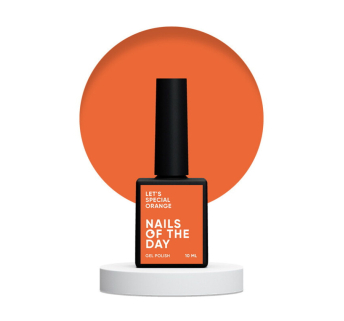 Гель-лак Nails Of The Day Lets Special Orange помаранчевий. 10 мл (4822670617618)