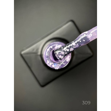 Кольорова база Marmalade base 309 Designer (9 мл.) - з білими конфетті