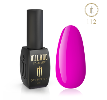 Гель лак MILANO 8 мл № 112 (Малиновый щербет)