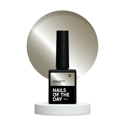 Гель-лак Nails Of The Day Korean Cat Eye 12 холодный бежевый 10 мл (4820558798800)