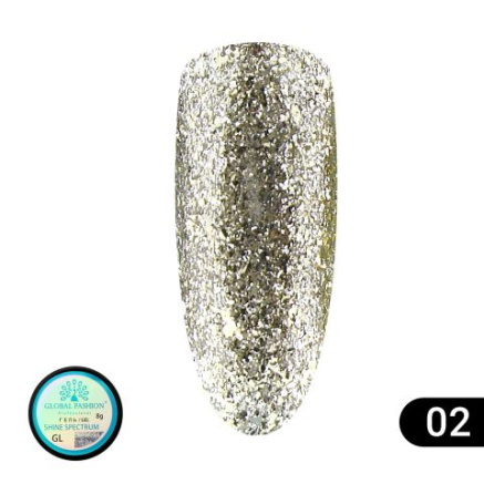 Гель Shine Speсtrum, 5 мл 02 (опт 6 шт.)