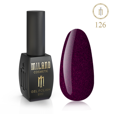 Гель лак MILANO 8 мл № 126 (Мистик)
