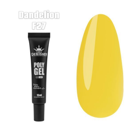 Полігель (15 мл.) Designer F27 Dandelion
