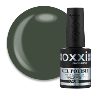 Гель-лак Oxxi Professional 371 серо-зеленый хаки. 10 мл (2100994251551)