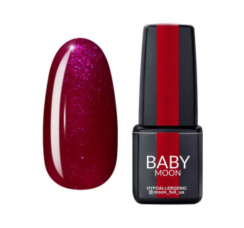 Гель-лак Baby Moon Burgundy 007 морозная вишня. 6 мл (5908254001345)
