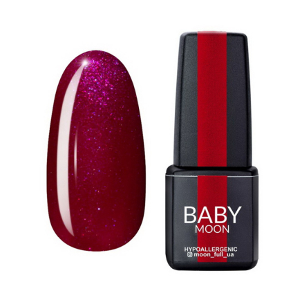 Гель-лак Baby Moon Burgundy 007 морозна вишня. 6 мл (5908254001345)