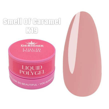 Рідкий полігель (30 мл., в банці) Designer К19 Smell Of Caramel