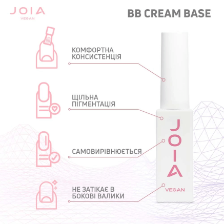 Камуфлююча база BB cream base Sweet orange, JOIA vegan, 8 мл