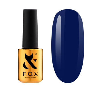 Гель-лак F.O.X Spectrum Gel Vinyl 129 Midnight ночной синий. 7 мл (2100994287109)