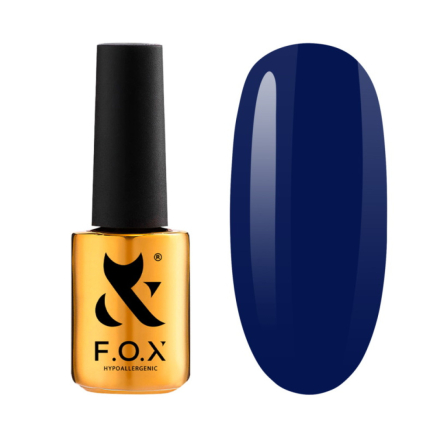 Гель-лак F.O.X Spectrum Gel Vinyl 129 Midnight ночной синий. 7 мл (2100994287109)