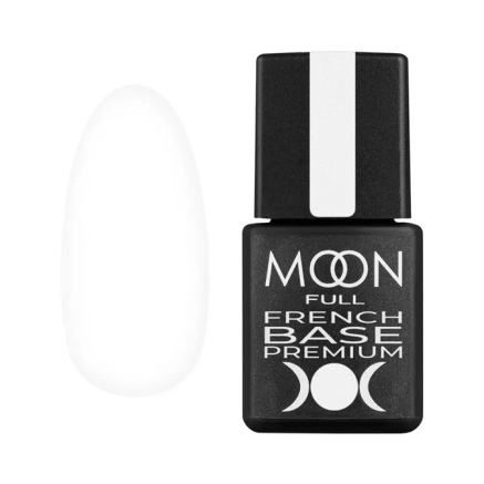 База Moon Full French Base Premium 021. белый дым. 8 мл (5908254191701)