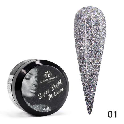Гель краска Super Bright platinum, 5 гр 01